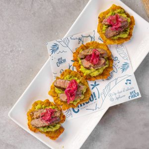 Tostones steak